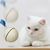 Pet Planet Jouet pour chat Balle tournante avec canne à plumes