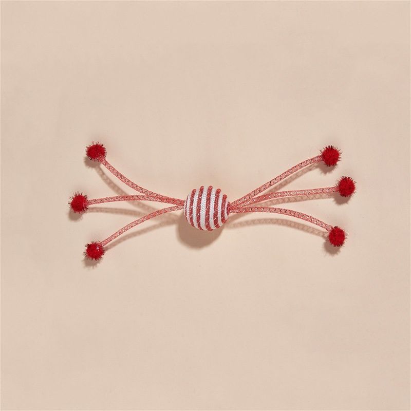 IntiMeg Jouet de corde en forme de balle pour chat 3 jouets