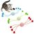 IntiMeg Jouet de corde en forme de balle pour chat 3 jouets