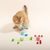 IntiMeg Jouet de corde en forme de balle pour chat 3 jouets
