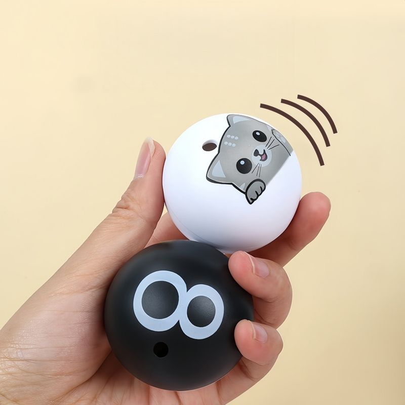 FurryFusion Lot de 3 balles pour chat