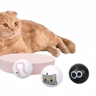 FurryFusion Lot de 3 balles pour chat