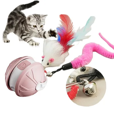 Pet Planet Jouet intelligent Balle interactive pour chat