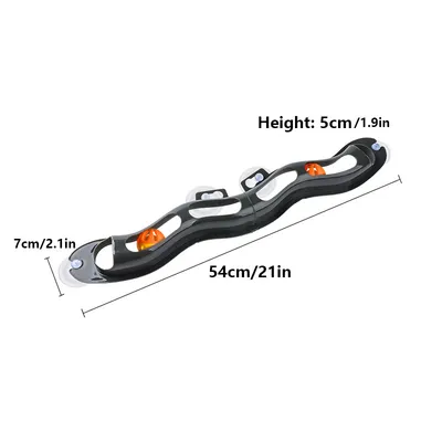 ZenPets Jouet pour chat à rail et cloche pliable