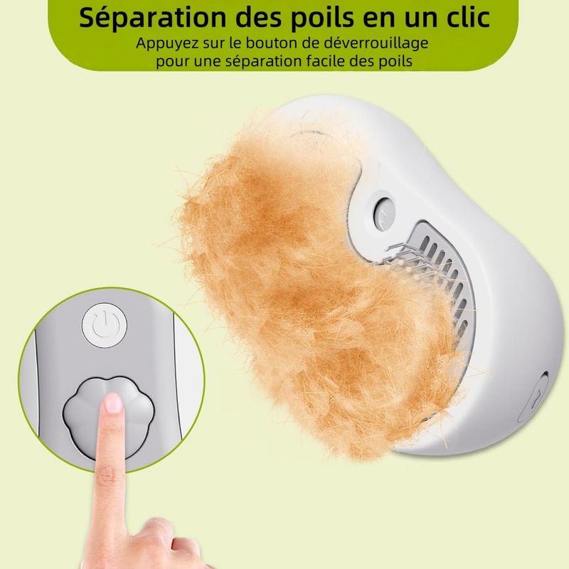 Pet Planet Brosse Vapeur 3 - en - 1 Et Peigne Pour Chat