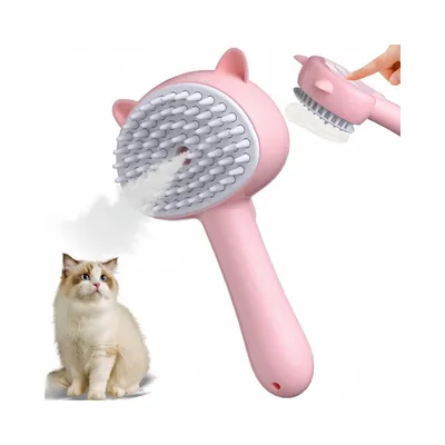 ZenPets Brosse à vapeur 4 en 1 pour chats et chiens