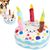 IntiMeg Jouet en peluche pour chien en forme de gâteau d'anniversaire