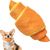 IntiMeg Jouet en forme de croissant pour chien