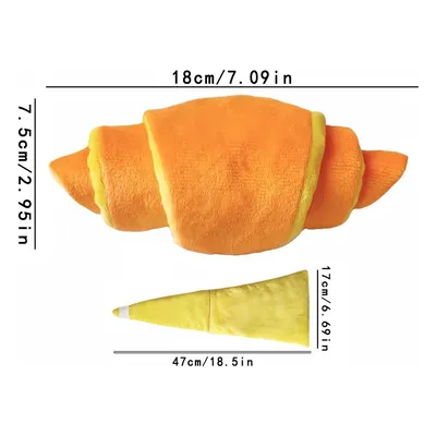 IntiMeg Jouet en forme de croissant pour chien