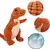 IntiMeg Jouet en peluche pour chien en forme de dinosaure