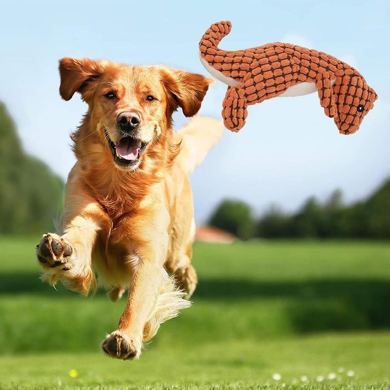 IntiMeg Jouet en peluche pour chien en forme de dinosaure
