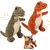 IntiMeg Jouet en peluche pour chien en forme de dinosaure