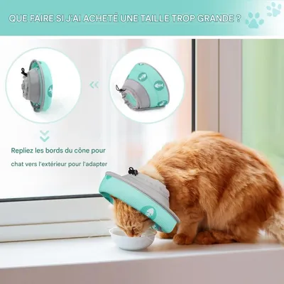 ZenPets Collier conique souple pour chat