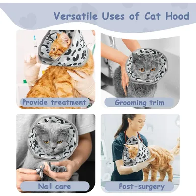 UAMLY Verstellbarer Halskragen für Katzen