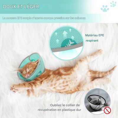 ZenPets Collier conique souple pour chat