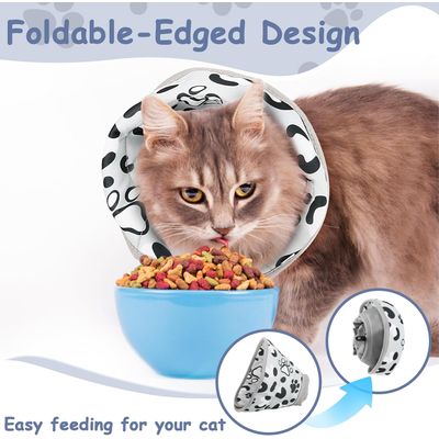 UAMLY Collier élisabéthain réglable pour chats