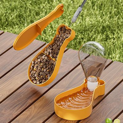 UAMLY Botella de agua de viaje 2 en 1 para perros