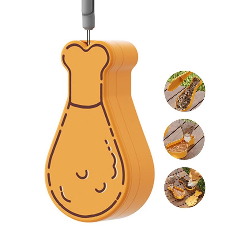 UAMLY 2-in-1-Reisewasserflasche für Hunde