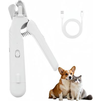 Pet Planet 2 En 1 Broyeur Et Ciseaux D'Ongles Pour Chien Et Chat Avec Led