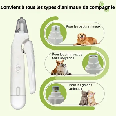 Pet Planet 2 En 1 Broyeur Et Ciseaux D'Ongles Pour Chien Et Chat Avec Led Pet Planet 2 En 1 Broyeur Et Ciseaux D'Ongles Pour Chien Et Chat Avec Led