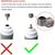 Pet Planet Lot 2 Têtes Meulage Rechange Broyeur Ongles Chien Chat