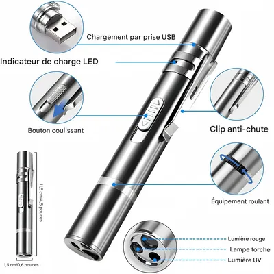 Pet Planet Jouet interactif pour chats et chiens avec LED