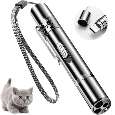 Pet Planet Jouet interactif pour chats et chiens avec LED