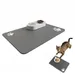 FurryFusion Paw Print Futtermatte für Katzen und Hunde