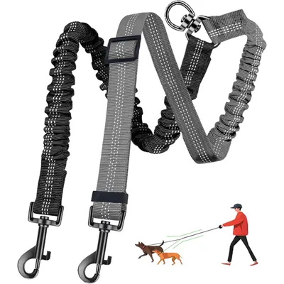 UAMLY Laisse double pour chien UAMLY Laisse double pour chien