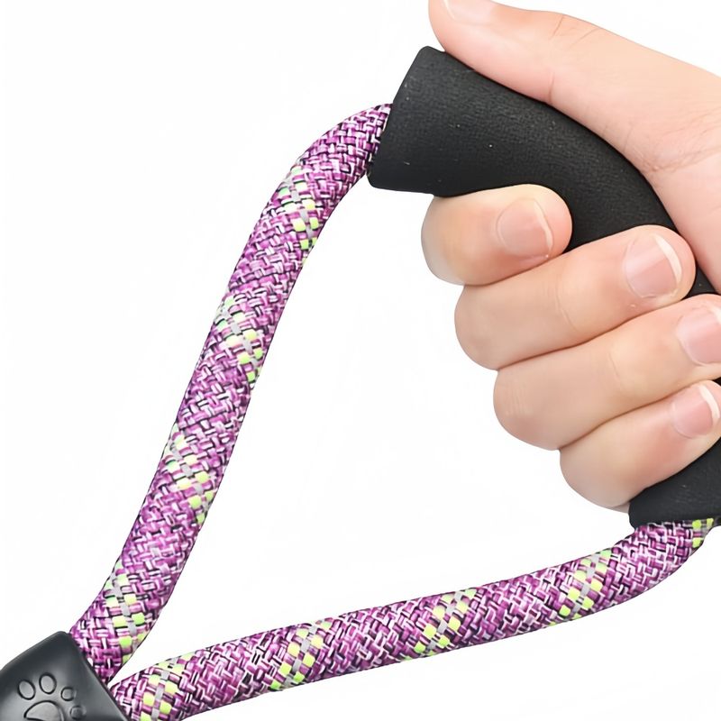 FurryFusion Laisse double pour chien en coton et lin