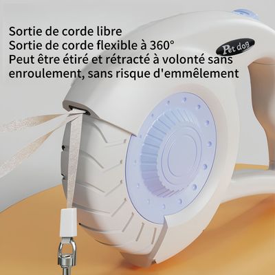 FurryFusion Laisse automatique pour chien