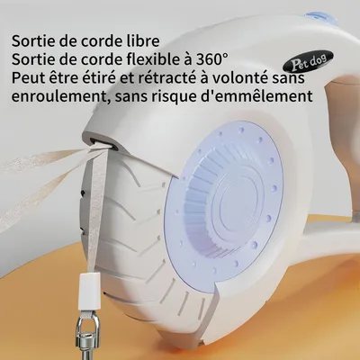 FurryFusion Laisse automatique pour chien