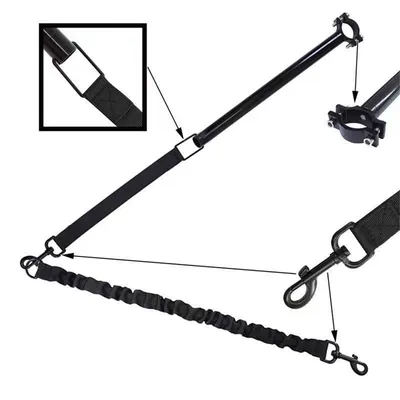 Pet Planet Corde de Traction pour vélo avec chien en métal