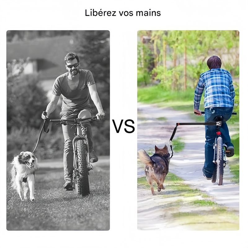 Pet Planet Corde de traction pour vélo avec chien pour l'extérieur