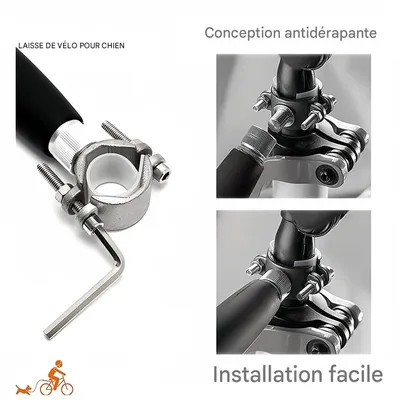 Pet Planet Corde de traction pour vélo avec chien pour l'extérieur
