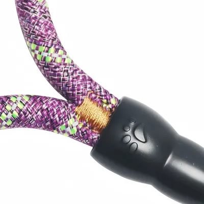 FurryFusion Laisse double pour chien en coton et lin