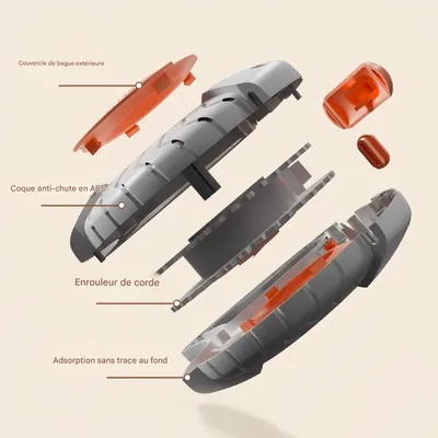 FurryFusion Laisse automatique pour chien