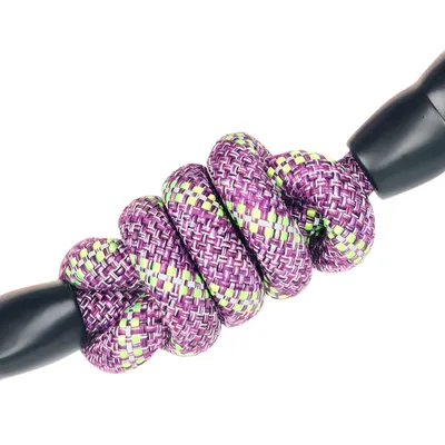 FurryFusion Laisse double pour chien en coton et lin