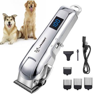 Pet Planet Tondeuse électrique pour chien et chat rechargeable