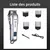 Pet Planet Tondeuse électrique pour chien et chat rechargeable
