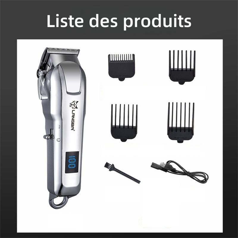 Pet Planet Tondeuse électrique pour chien et chat rechargeable
