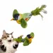FurryFusion Jouet pour chat oiseau parlant