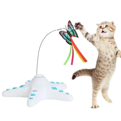 IntiMeg Juguete interactivo para gatos con inducción inteligente