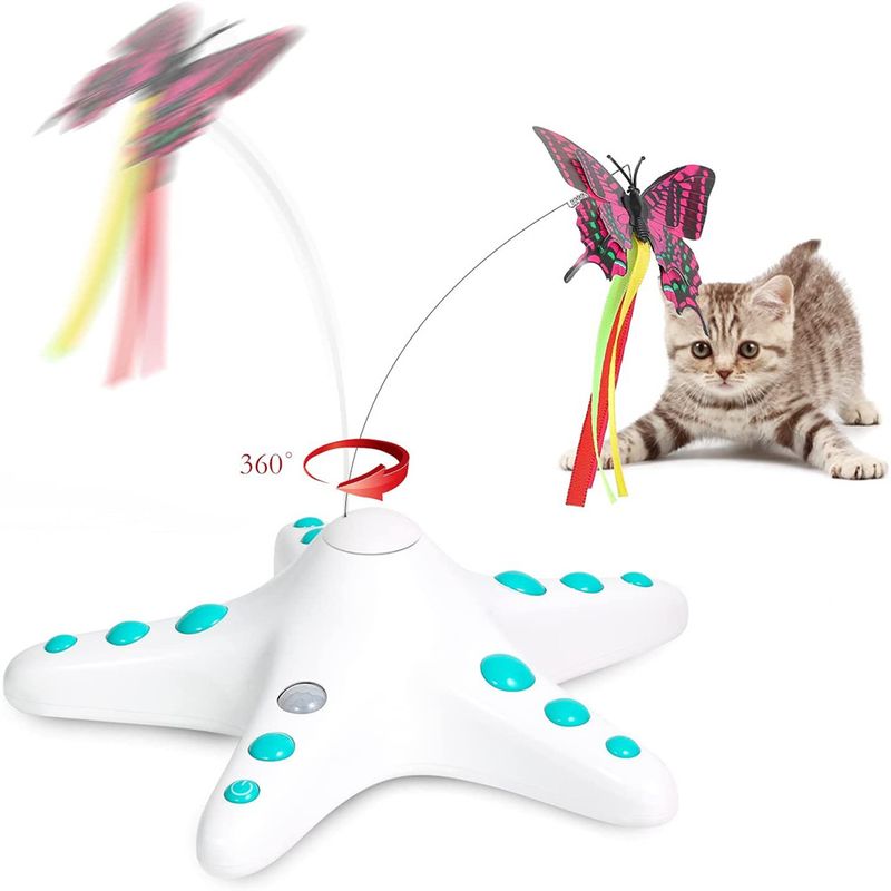 IntiMeg Jouet interactif pour chat avec induction intelligente