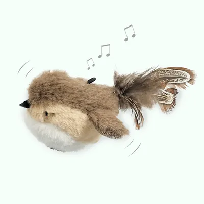IntiMeg Jouet griffoir pour chats en forme d'oiseau