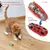 IntiMeg Mini Jouet pour Chat Coccinelle 4 Pièces