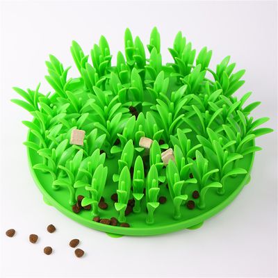 Pet Planet Tapis anti glouton en silicone imitant l'herbe pour chien