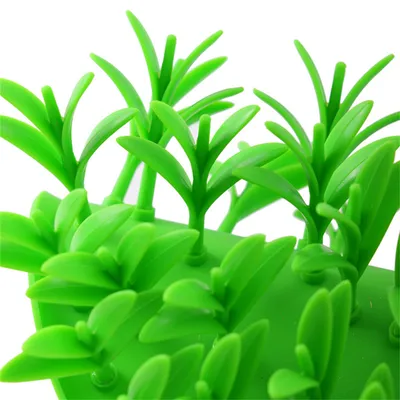 Pet Planet Tapis anti glouton en silicone imitant l'herbe pour chien