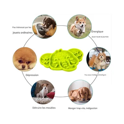 ZenPets Gamelle en silicone pour chien