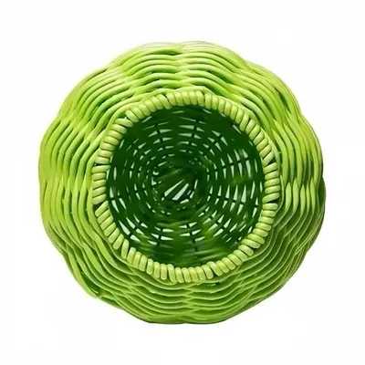 ZenPets Nid d'oiseau sphérique en rotin synthétique